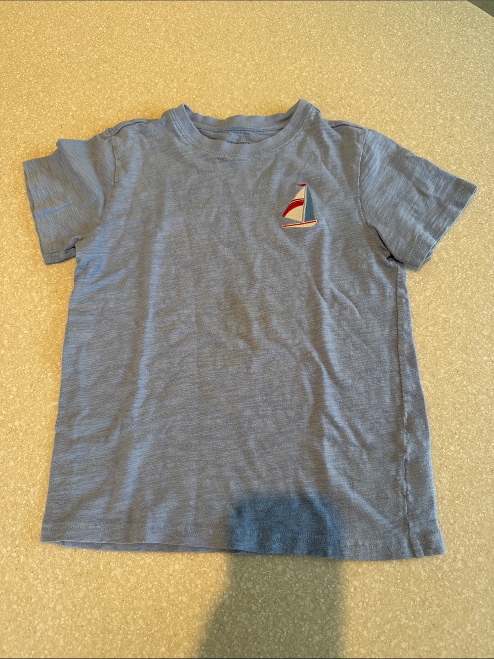 Janie and Jack Light Blue Short-Sleeve Sailboat Tee